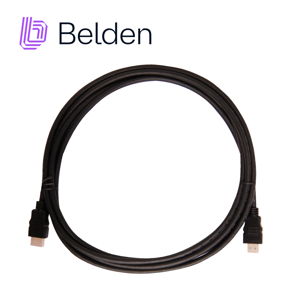 Imagen de CABLE VIDEO HDMI BELDEN HDE003MB ALTA VELOCIDAD, 4K, 3 MTR NEGRO