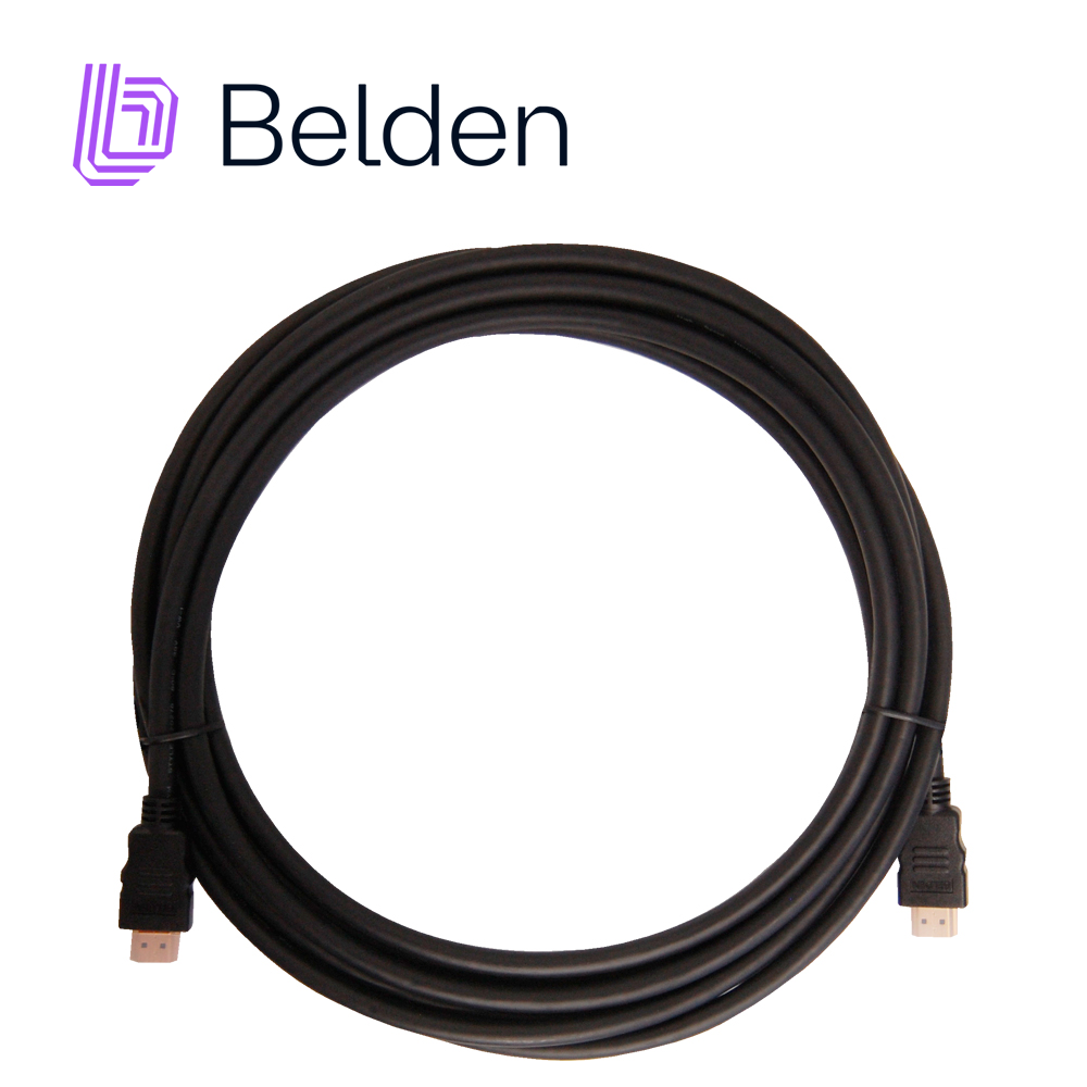 Imagen de CABLE VIDEO HDMI BELDEN HDE005MB, ALTA VELOCIDAD, 4K, 5 MTR NEGRO
