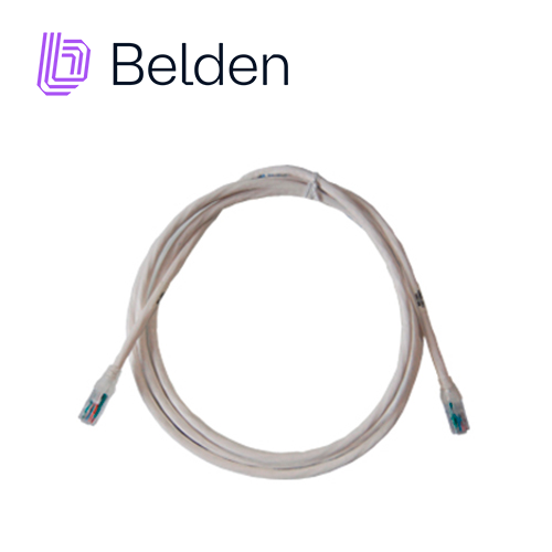 Imagen de PATCH CORD UTP CAT6+ BELDEN C601109007 / INTERIOR / BLANCO / 4 PARES / 24 AWG / FORRO PVC / CMR / 7 PIES 2.1 METROS