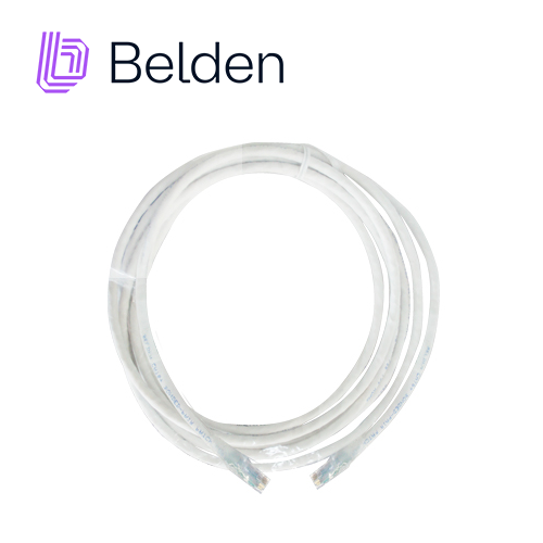 Imagen de PATCH CORD UTP CAT6+ BELDEN C601109010 / INTERIOR / BLANCO / 4 PARES / 24 AWG / FORRO PVC / CMR / 10 PIES 3 METROS
