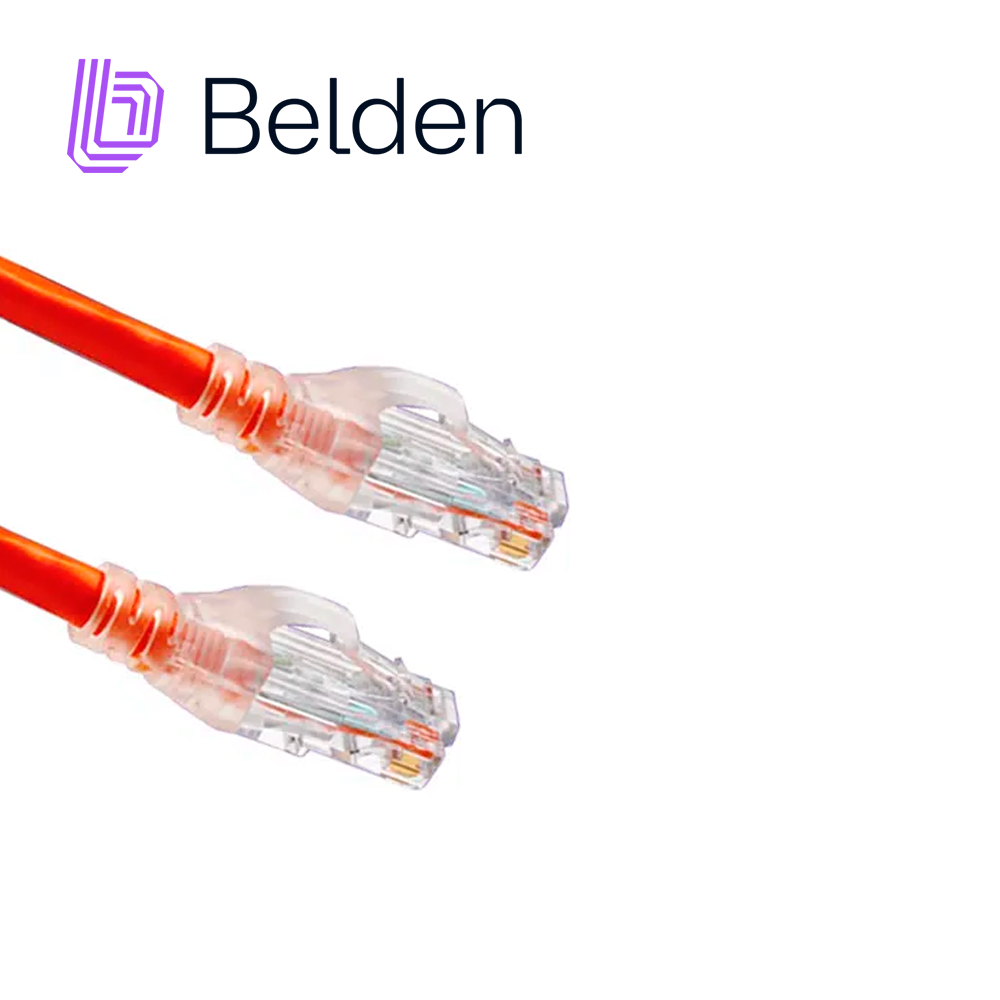 Imagen de PATCHCORD UTP CAT6 BELDEN C601102007 FORRO PVC ROJO CMR-RISER 4 PARES CALIIBRE CONDUCTOR 24 AWG 100% COBRE USO INTERIOR PARTES RELACIONADAS: CONECTORES MODULARES CAT6 PATCH PANEL CAT6 LONGITUD 7 PIES 2.1 METROS