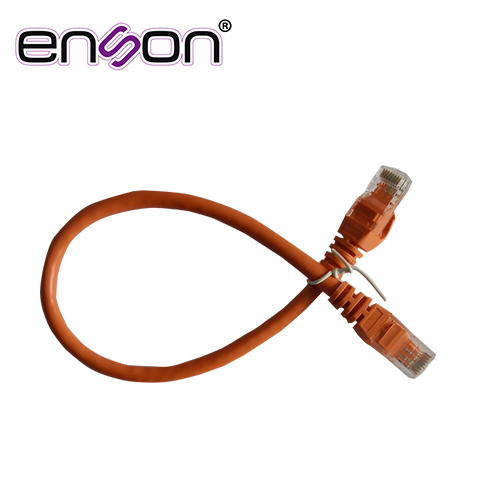 Imagen de PATCHCORD UTP ENSON P6003O CAT6 30CM NARANJA SERIE EPRO 100-II 100 POR CIENTO COBRE PARA MEJOR IDENTIFICACION DE SOLUCIONES EN RACKS Y GABINETES