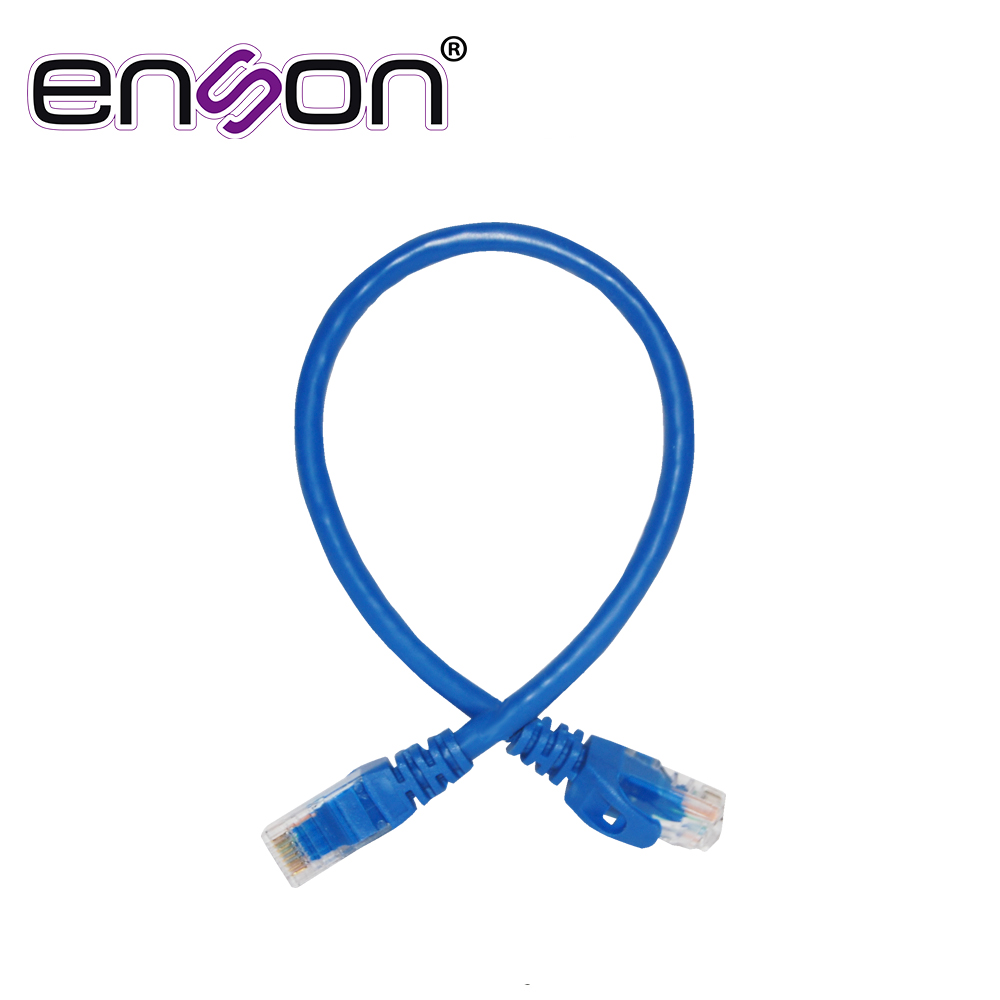 Imagen de PATCHCORD UTP ENSON P6003L CAT6 30CM AZUL SERIE EPRO 100-II 100 POR CIENTO COBRE PARA MEJOR IDENTIFICACION DE SOLUCIONES EN RACKS Y GABINETES