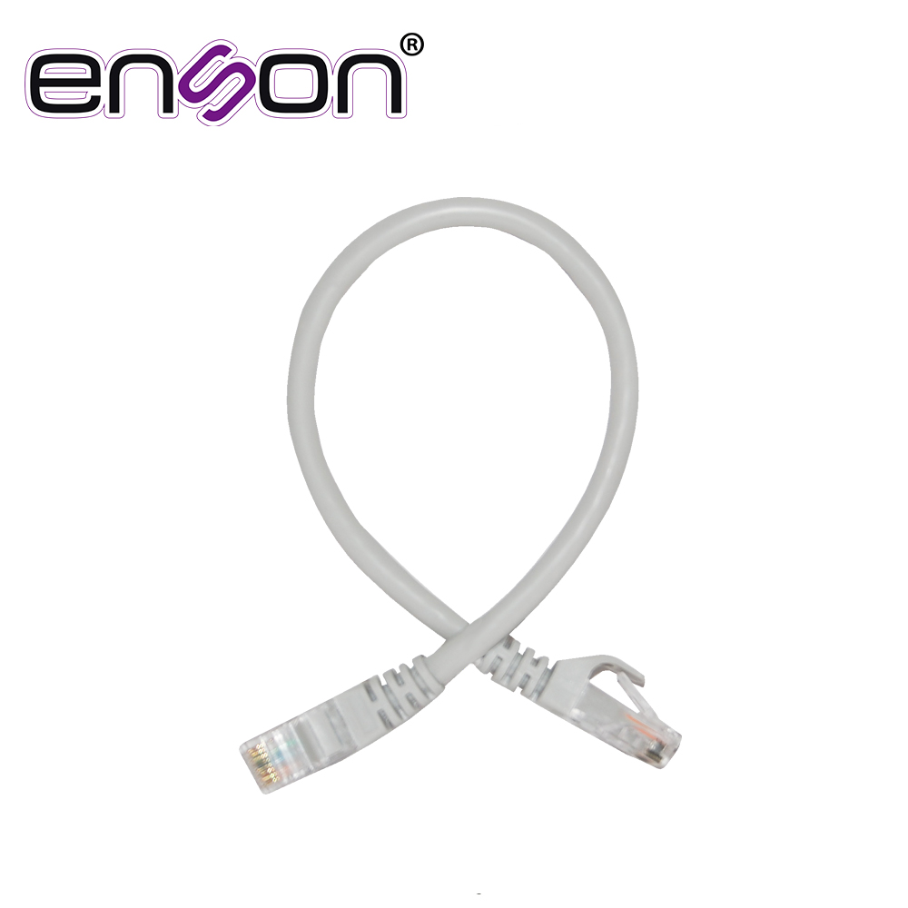 Imagen de PATCHCORD UTP ENSON P6003G CAT6 30CM GRIS SERIE EPRO 100-II 100 POR CIENTO COBRE PARA MEJOR IDENTIFICACION DE SOLUCIONES EN RACKS Y GABINETES