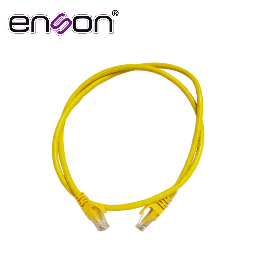 Imagen de PATCHCORD UTP ENSON P6009Y CAT6 90CM AMARILLO SERIE EPRO 100-II 100 POR CIENTO COBRE PARA MEJOR IDENTIFICACION DE SOLUCIONES EN RACKS Y GABINETES