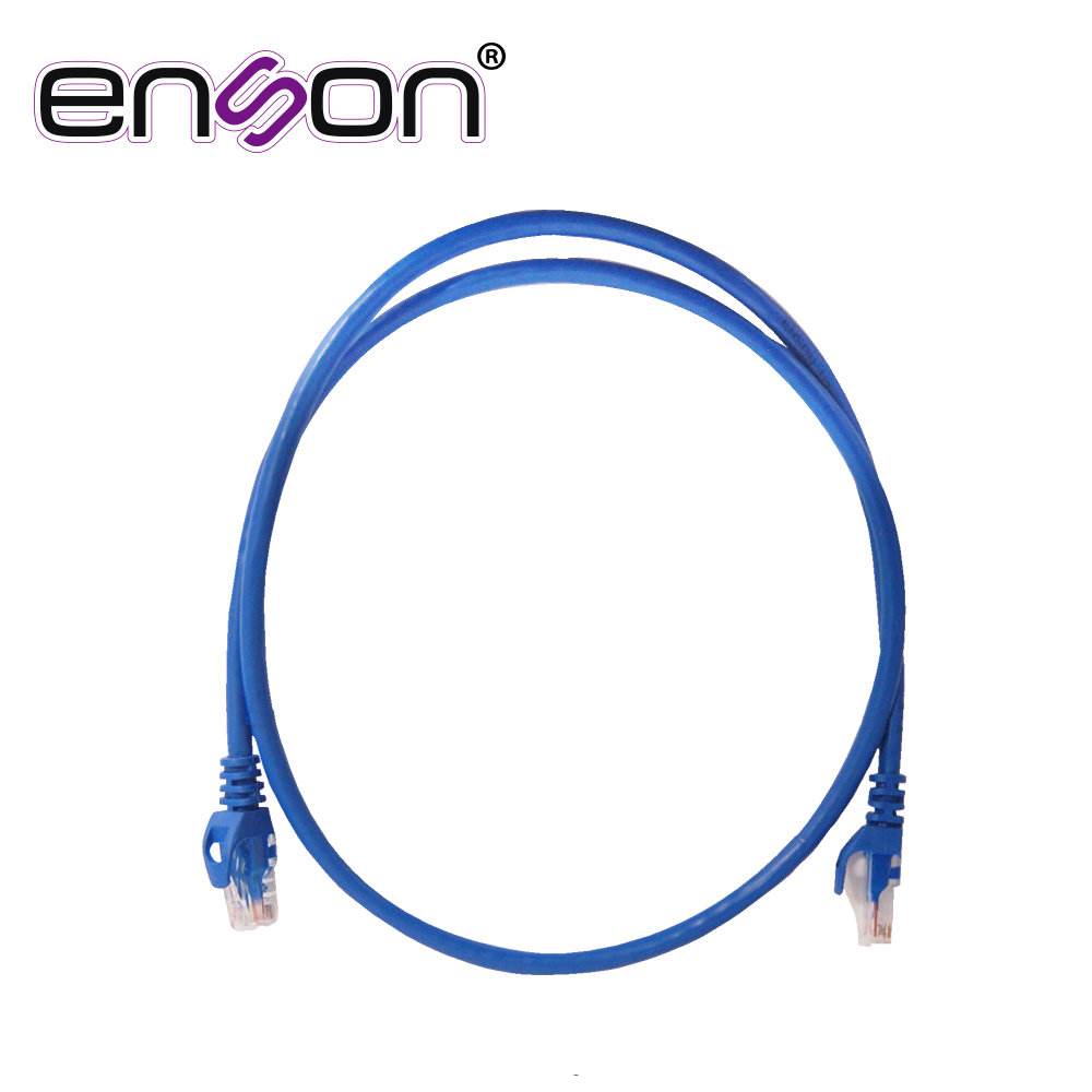 Imagen de PATCHCORD UTP ENSON P6009L CAT6 90CM AZUL SERIE EPRO 100-II 100 POR CIENTO COBRE PARA MEJOR IDENTIFICACION DE SOLUCIONES EN RACKS Y GABINETES