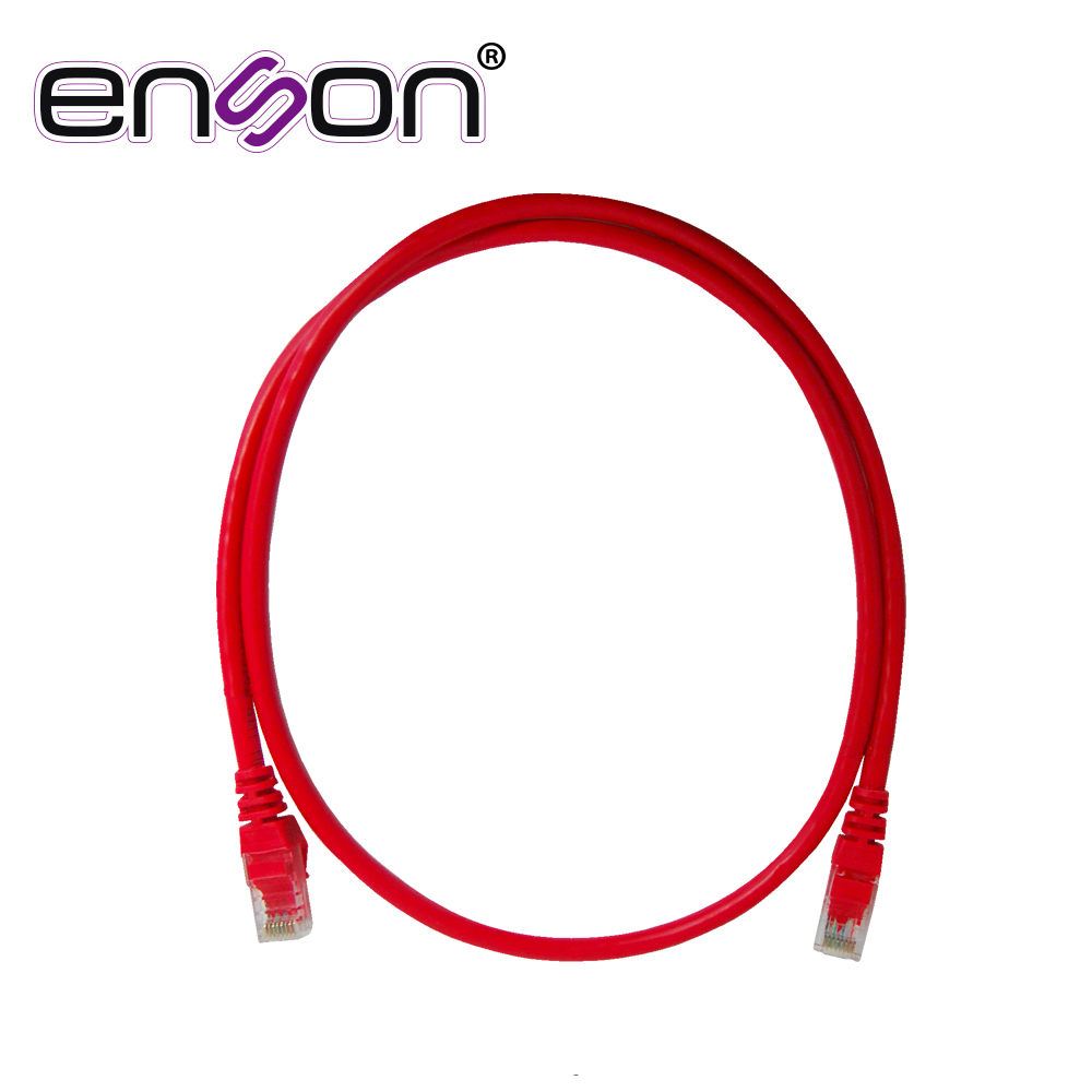 Imagen de PATCHCORD UTP ENSON P6009R CAT6 90CM ROJO SERIE EPRO 100-II 100 POR CIENTO COBRE PARA MEJOR IDENTIFICACION DE SOLUCIONES EN RACKS Y GABINETES