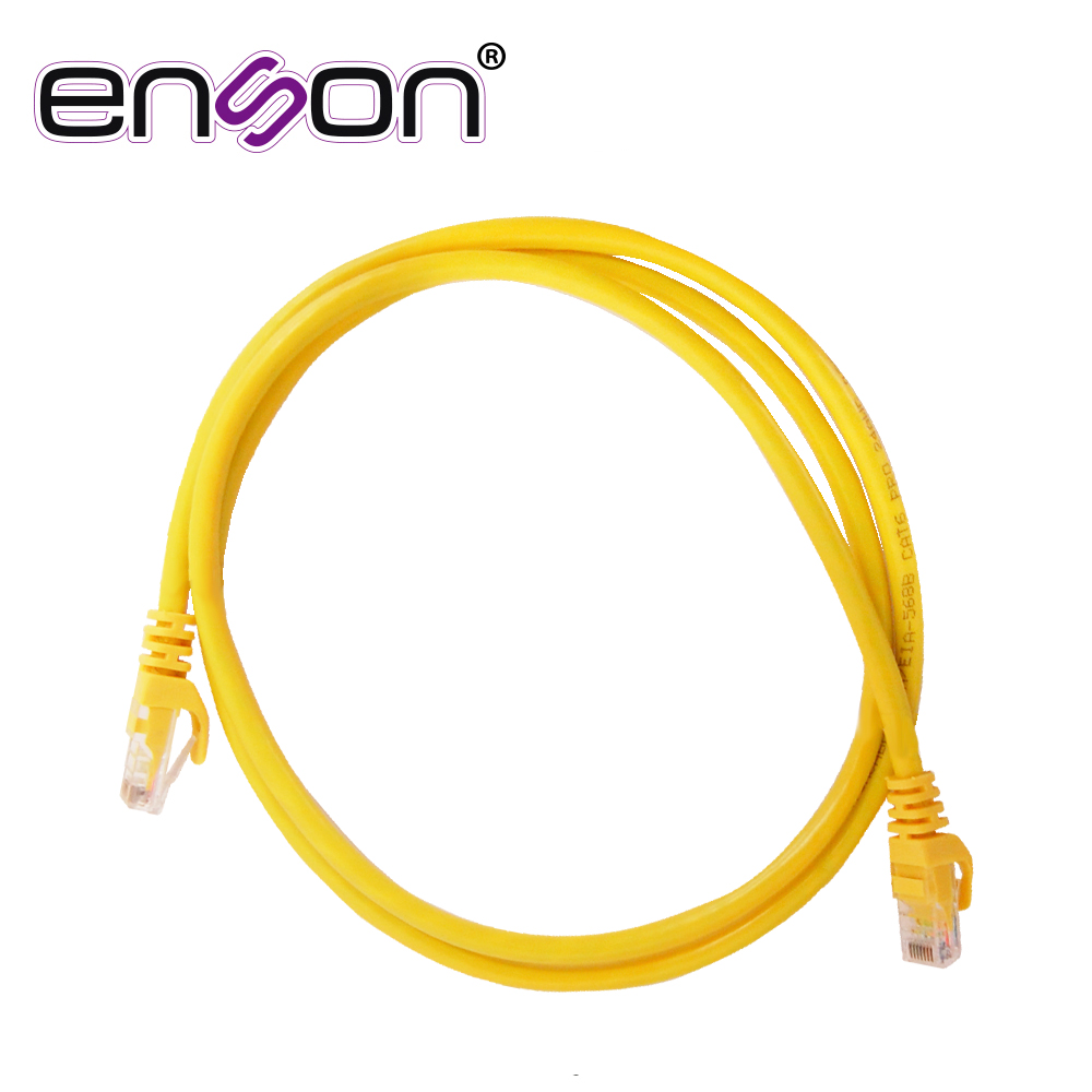 Imagen de PATCHCORD UTP ENSON P6012Y CAT6 120CM AMARILLO SERIE EPRO 100-II 100 POR CIENTO COBRE PARA MEJOR IDENTIFICACION DE SOLUCIONES EN RACKS Y GABINETES