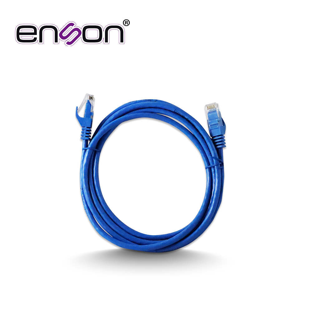 Imagen de PATCHCORD UTP ENSON P6A009 CAT6A 90CM AZUL SERIE EPRO 100-II 100 POR CIENTO COBRE PARA MEJOR IDENTIFICACION DE SOLUCIONES EN RACKS Y GABINETES