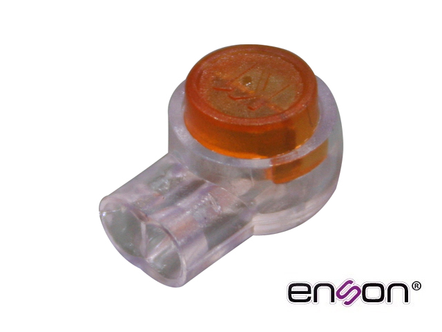 Imagen de CONECTOR UY DE 1.52MM ENSON ENS-CUY152 DISEÑADO PARA EMPALME DE ALAMBRE TELEFONICO Y UTP, PAQUETE DE 100PZAS