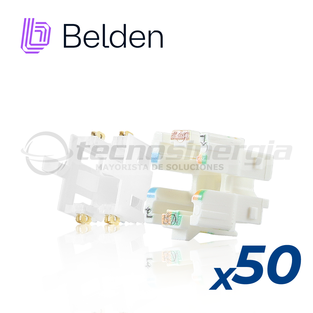 Imagen de NUCLEOS DE REPUESTO BELDEN RVUCOEW-B50 / REVCONNECT / INTERIOR / BLANCOS / PAQUETE 50 PIEZAS