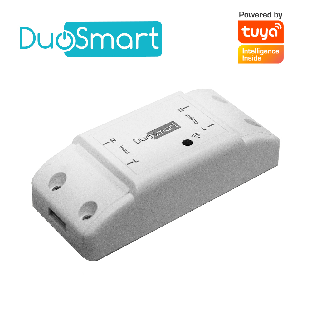 Imagen de INTERRUPTOR DE CORRIENTE INTELIGENTE DUOSMART B10 CON FUNCION ON/OFF WIFI 2.4 GHZ COMPATIBLE CON ALEXA  GOOGLE HOME  Y APP DUOSMART