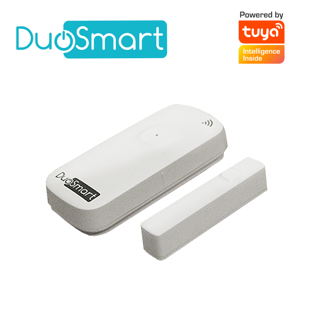 Imagen de SENSOR MAGNETICO WIFI 2.4GHZ STANDALONE DUOSMART D10 BATERIA RECARGABLE REPORTA DIRECTO A APP DUOSMART COMPATIBLE CON ALEXA Y GOOGLE HOME