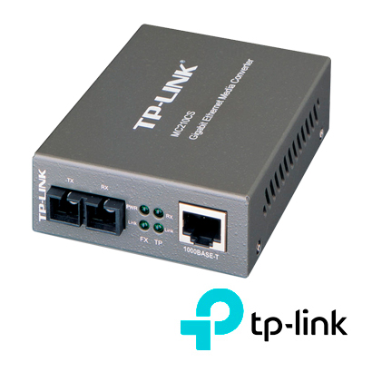 Imagen de CONVERTIDOR DE MEDIOS TP-LINK MC220L / FIBRA 1000BASE-LX/LH A UTP 1000BASE-T / FIBRA MONOMODO (1310 nm) / DISTANCIA 15000 M