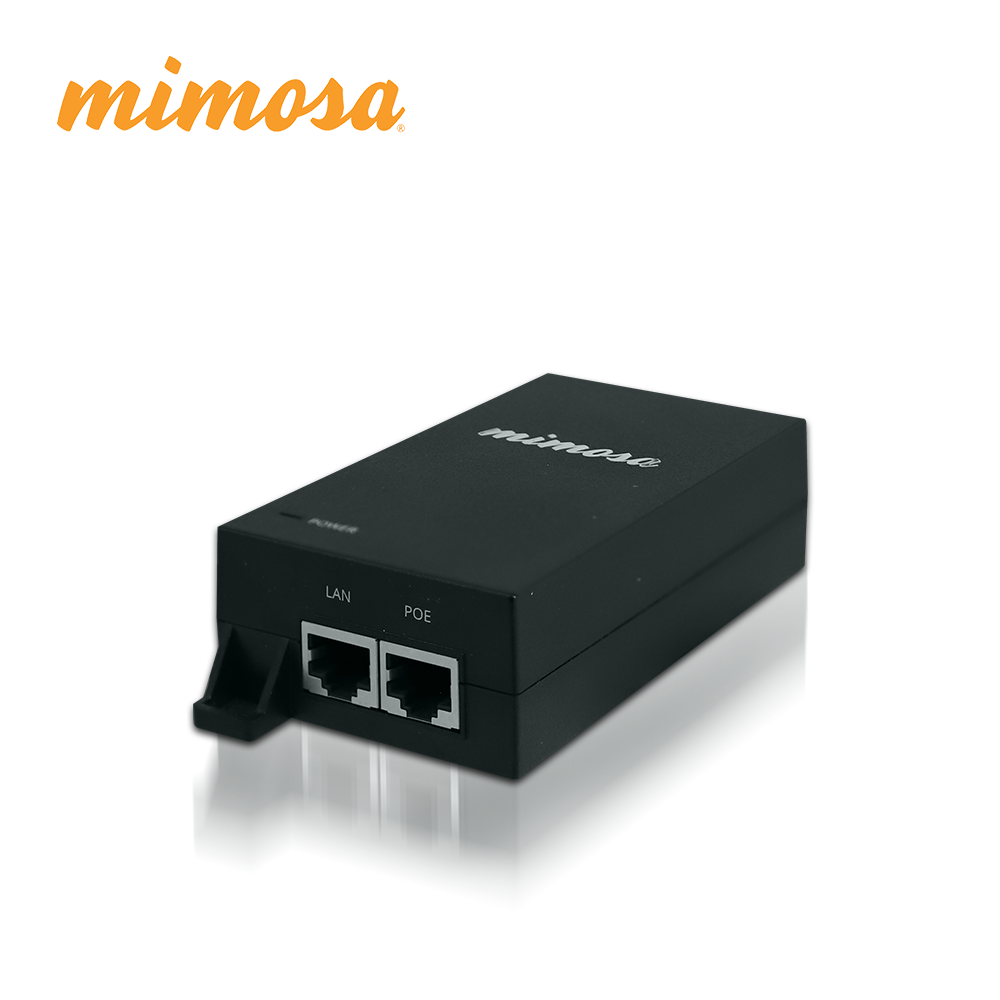 Imagen de INYECTOR POE GIGABIT MIMOSA 24V 30W PARA RADIOS C6X C5C-EF C5X-IP67 Y A5X-EF (NO INCLUYE CABLE DE CORRIENTE) (3 MESES DE GARANTIA)