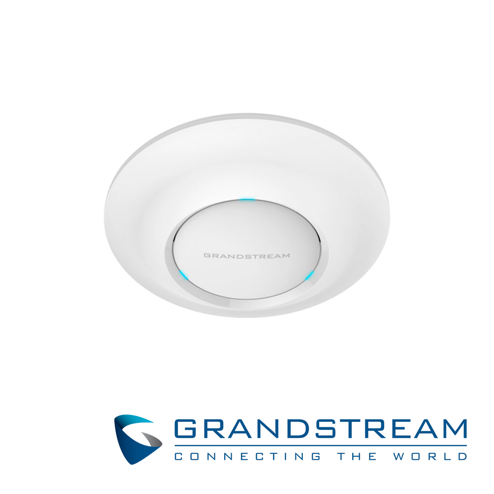 Imagen de ACCESS POINT INTERIOR GRANDSTREAM GWN7615 802.11AC WAVE 2 / MIMO 3X3 / 3 ANTENAS 3DBI / 2 PUERTOS GIGABIT / 16 SSID / QOS AVANZADO/ 200 USUARIOS SIMULTANEOS / ALIMENTACION POE 802.3AF/AT / CONTROLADOR 50 APS INCORPORADO / NO INCLUYE INYECTOR POE