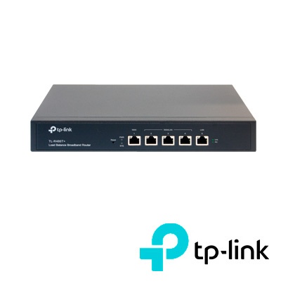 Imagen de ROUTER BALANCEADOR DE CARGA / TP-LINK TL-R480T+ / 1 PUERTO WAN / 1 PUERTO LAN / 3 PUERTOS WAN/LAN / VELOCIDAD DE 10/100 MBPS / 30,000 SESIONES CONCURRENTES / MONTAJE EN RACK.