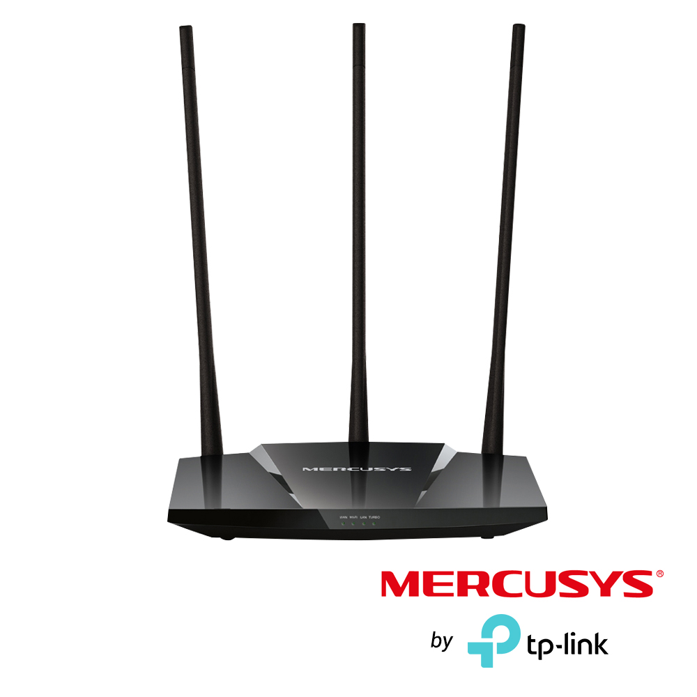 Imagen de RUTEADOR INALAMBRICO MW330HP MERCUSYS / 1 PUERTO WAN 10/100 MBPS / 3 PUERTOS LAN 10/100 MBPS / FRECUENCIA DE 2.4GHZ B/G/N / 3 ANTENAS FIJAS DE 7DBI / VELOCIDAD INALAMBRICA DE 300 MBPS / FUENTE DE ALIMENTACION DE 9V - 0.6A.