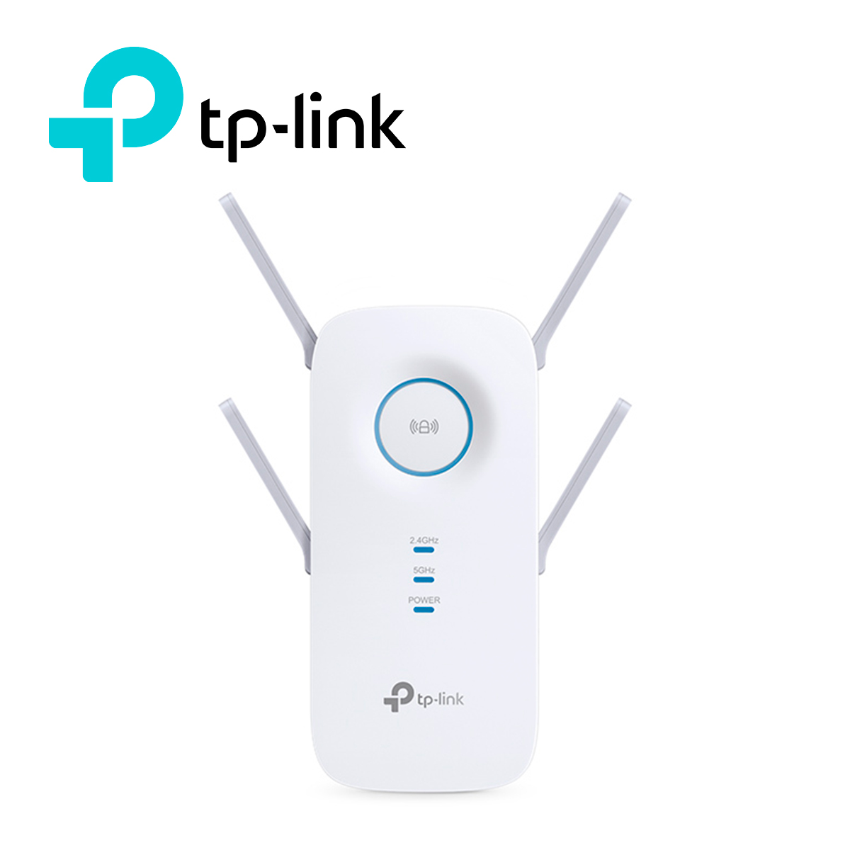 Imagen de EXTENSOR DE COBERTURA WI-FI / TP-LINK RE650 / 1 PUERTO RJ-45 10/100/1000MBPS / 4 ANTENAS EXTERNAS / 2.4GHZ Y 5GHZ / ENCHUFADO A PARED / 12W DE CONSUMO.