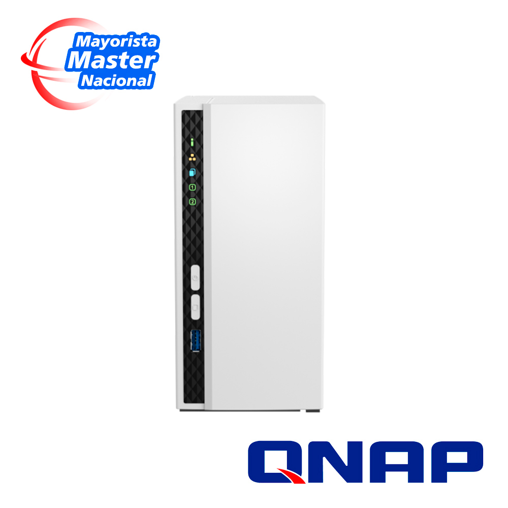 Imagen de NAS QNAP TS-233-US / PROCESADOR ARM CORTEX-A55 / MEMORIA RAM 2GB / 2 BAHIAS FRONTALES SATA 3.5 PULGADAS Y 2.5 PULGADAS / 1 PUERTO RJ45 1GBE / MONTAJE EN ESCRITORIO / APLICACIONES DE USO PERSONAL PARA COMPARTIR Y RESPALDAR DATOS EN LA NUBE