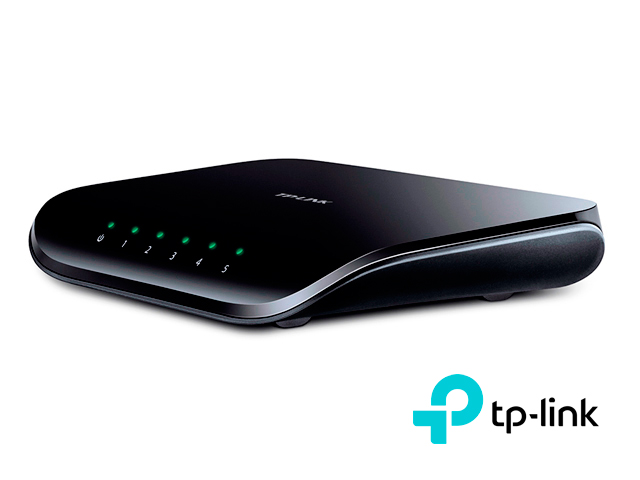 Imagen de SWITCH NO ADMINISTRABLE TP-LINK TL-SG1005D/ 5 PUERTOS RJ45 10/100/1000 MBPS TECNOLOGÍA DE AHORRO DE ENERGÍA/ CARCASA DE PLÁSTICO/ DISEÑADO PARA USO EN ESCRITORIO O MONTAJE EN PARED/ PLUG AND PLAY NO SE NECESITA CONFIGURACIÓN/ USO INTERIOR