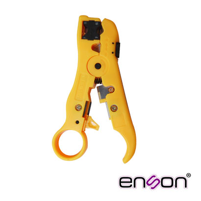 Imagen de PELADORA DE CABLES ENSON ENS-ST15 CON NAVAJA DE CORTE, PELADO Y DESFUNDADO PARA CABLES COAXIAL,  UTP, ALARMA