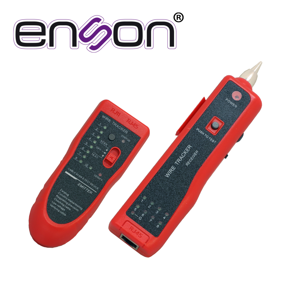 Imagen de TESTER PROBADOR DE CABLE RJ45/RJ11 CON ACCESORIOS: TESTER-AUDIFONOS / CABLES PROBADORES / BATERIAS X 2 / ESTUCHE