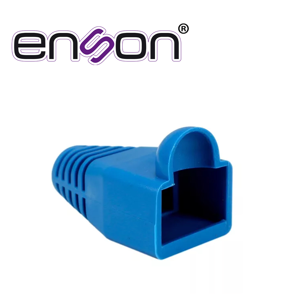 Imagen de BOTA PLASTICA AZUL ENSON CAPUCHON PARA PROTECCION DE PLUG RJ45 PARA CABLE DE 6MM