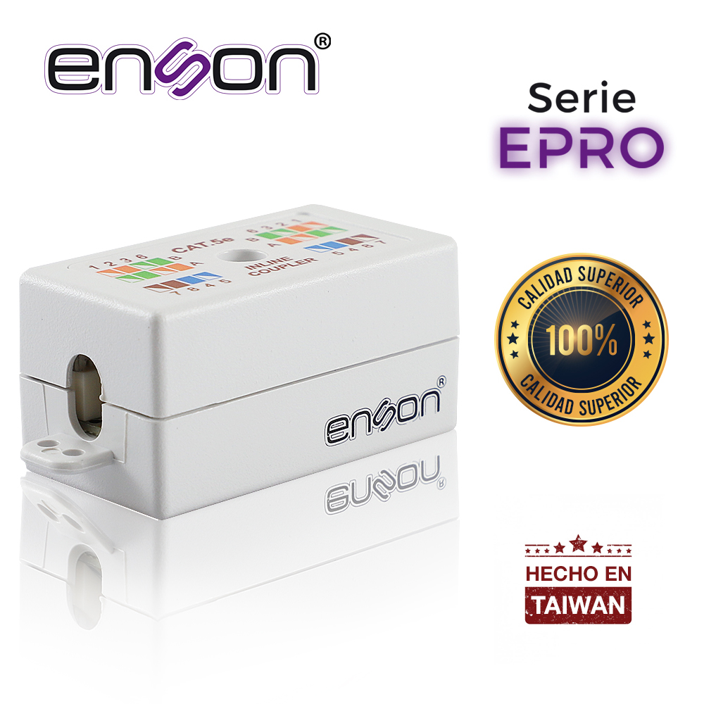 Imagen de COPLE UTP ENSON EPRO-INCOP5E HILO A HILO CAT5E IDEAL PARA UNIR DE DOS SEGMENTOS DE CABLE UTP SIN TERMINAR, REQUIERE REMATADORA