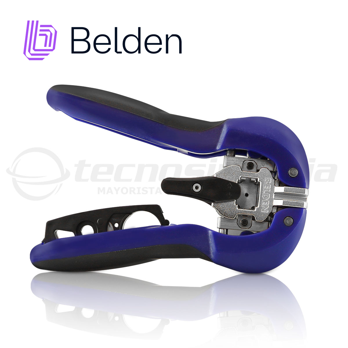 Imagen de HERRAMIENTA DE TERMINACION REVCONNECT BELDEN RVUTT01 / INTERIOR / AZUL / INCLUYE ACCESORIO PELACABLE