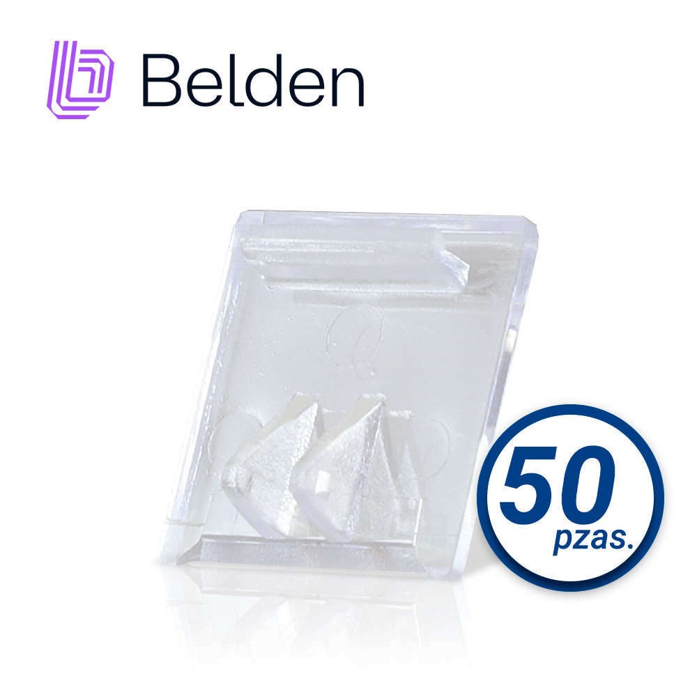 Imagen de CUBIERTA ANTIPOLVO PARA JACK MODULAR BELDEN AX101790 TRANSPARENTE 50 PZA