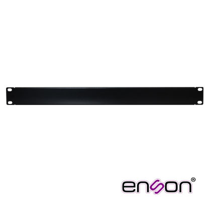 Imagen de TAPA CIEGA PARA RACK O GABINETE ENSON ENS-FLAT1 FABRICADA EN LAMINA DE ACERO CALIBRE 22 IDEAL PARA CUBRIR ESPACIOS VACIOS EN RACKS O GABINETES CUMPLE CON NORMA EIA