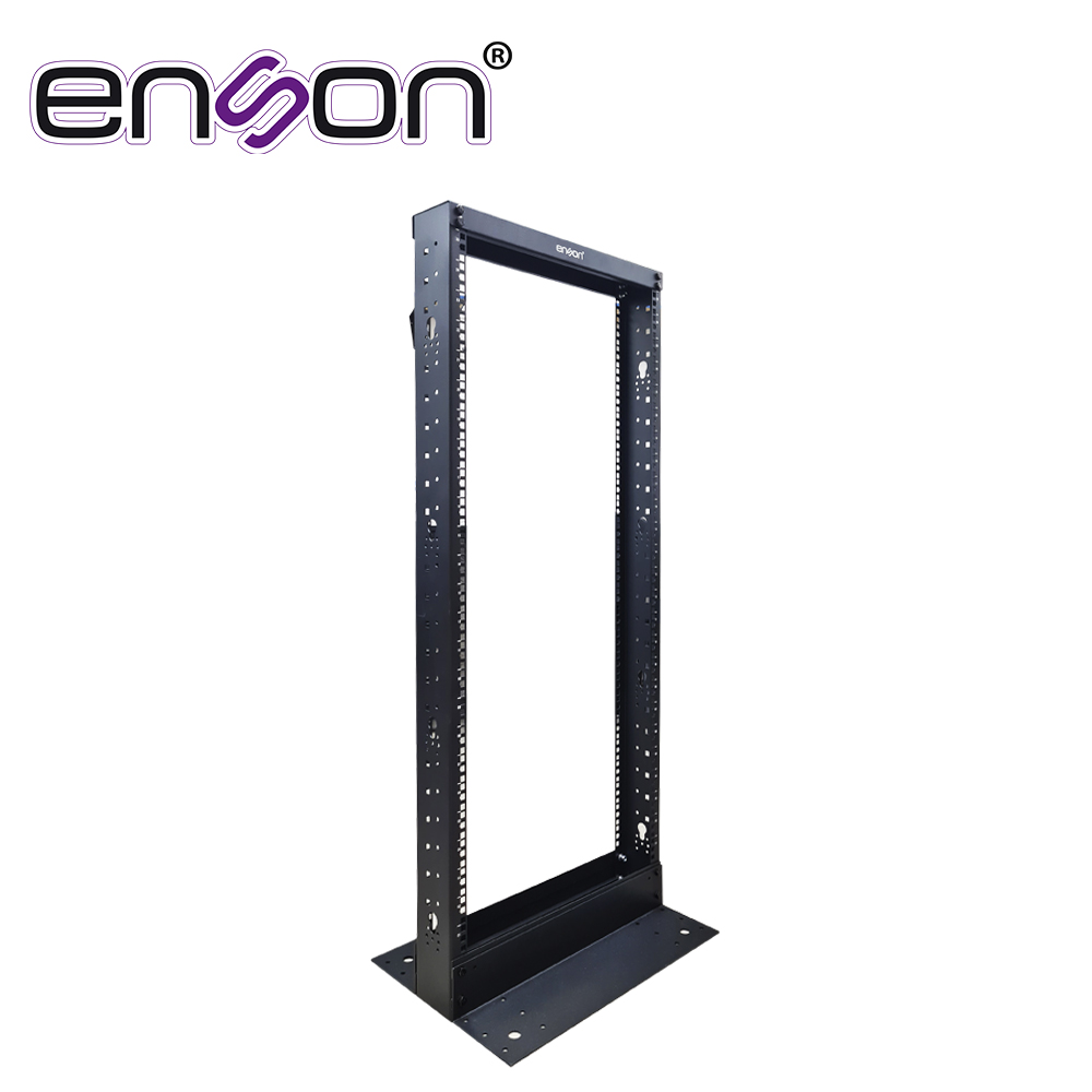 Imagen de RACK VERTICAL ENSON ENS-RACK248 DE 25UR DOS POSTES EMPOTRABLE IDEAL PARA MONTAJE DE EQUIPOS DE RED Y CABLEADO ESTRUCTURADO, COMPATIBLE CON TODOS LOS ACCESORIOS DE RACKS Y GABINETES ENSON