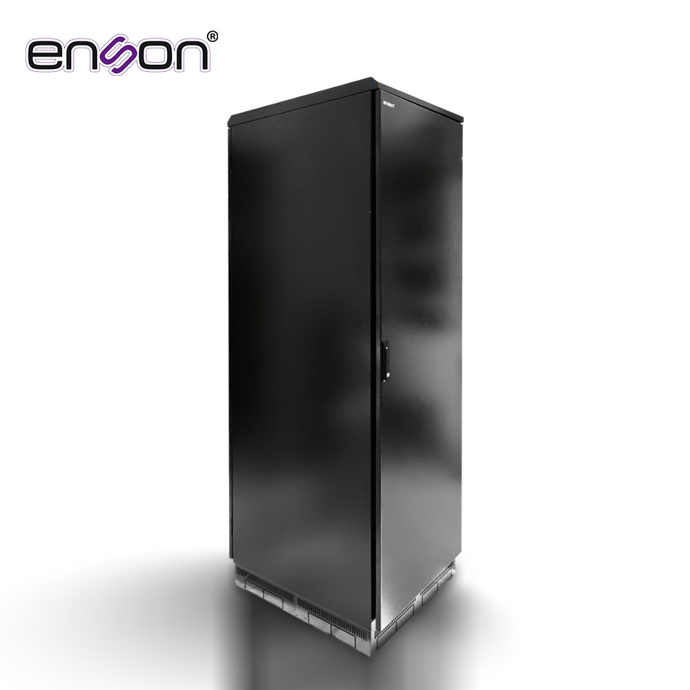 Imagen de GABINETE EXTERIOR 42UR ENSON ENS-RKGB042U8 600X800 FABRICADO EN ACERO CON TIRA SELLADA EN PUERTA DELANTERA Y TRASERA