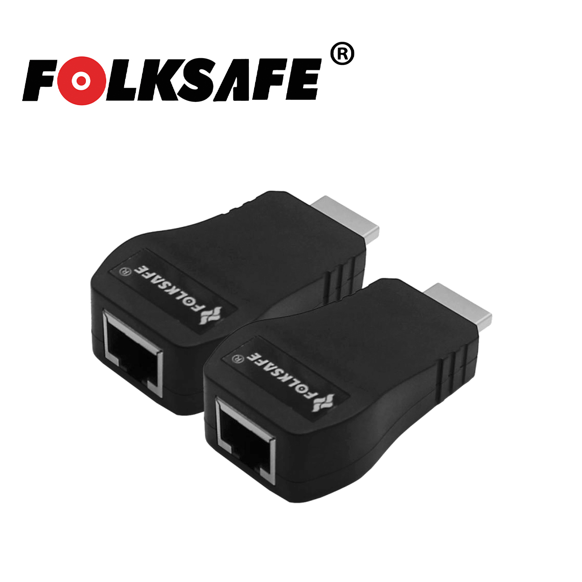 Imagen de EXTENSOR HDMI FS-HDP2000 FOLKSAFE TRANSMISOR Y RECEPTOR PASIVO HASTA 30M CON UTP CAT5E / EXTENCION DE SEÑAL HDMi HASTA 1080P FÁCIL DE INSTALAR Y MANIPULAR