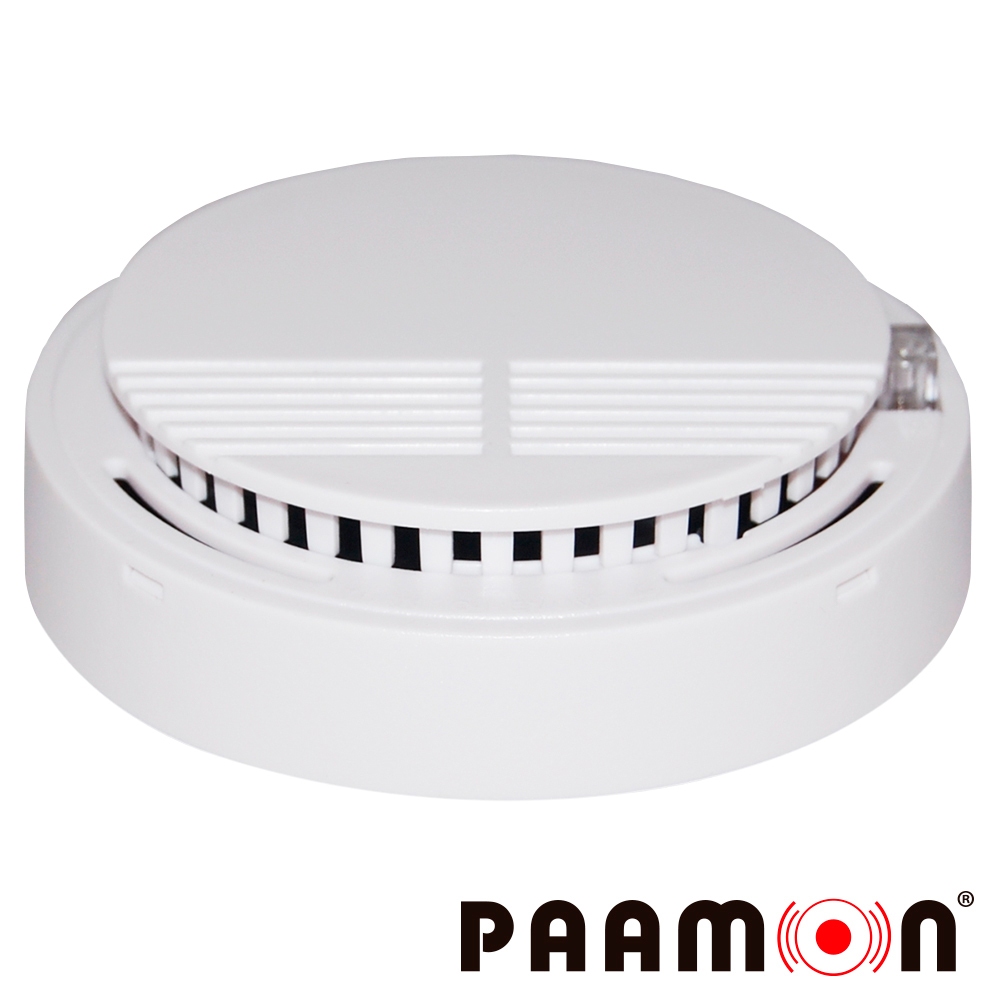 Imagen de DETECTOR DE HUMO PAAMON PAM-SMK20 AUTONOMO CON SIRENA INTEGRADA  / MONTAJE EN TECHO O PARED / FÁCIL INSTALACIÓN / RANGO DE DETECCIÓN 25 MTS CUADRADOS/ ALIMENTACION POR MEDIO DE BATERIA (NO INCLUIDA)
