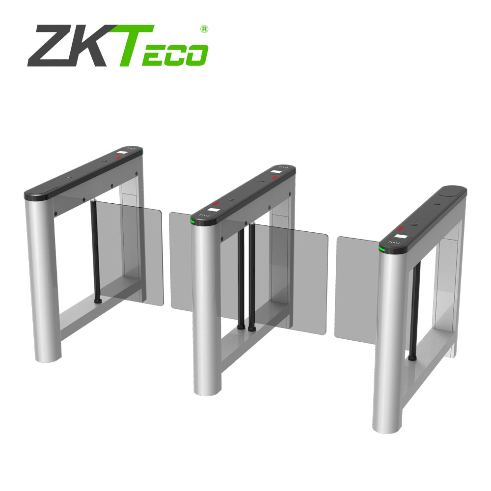 Imagen de TORNIQUETE CENTRAL DE ALETAS ABATIBLES ZKTECO MODELO S1200 SE COMBINA CON EL MODELO S1000 PARA CREAR VARIOS CARRILES CONSECUTIVOS COMPATIBLE CON LECTORES DE TRAJETAS DE PROXIMIDAD DE 125KHZ ESPACIO PARA COLOCAR DISPOSITIVOS FACIALES, ELEGANTE DISEÑO DE ILUMINIACION LED QUE INDICA EL SENTIDO DEL CRUCE FABRICADO PARA SOPORTAR 3 MILLONES DE CICLOS DE VIDA UTIL