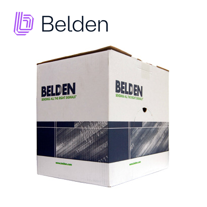 Imagen de CABLE DE ALARMA CONTRA INCENDIOS BELDEN 5320FL 002U1000 / INTERIOR / ROJO / 2 CONDUCTORES / 18 AWG / FORRO PVC / CMR - FPLR / BLINDADO / EN CAJA / 1,000 PIES 305 METROS