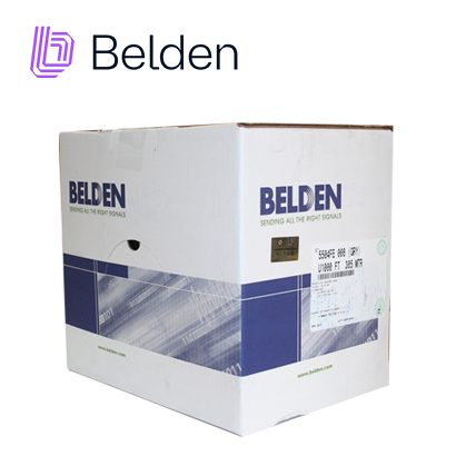 Imagen de CABLE DE SEGURIDAD Y SONIDO BELDEN 5504FE 008U1000 / INTERIOR / GRIS / 6 CONDUCTORES / 22 AWG / FORRO PVC / CMR / BLINDADO / EN CAJA / 1,000 PIES 305 METROS