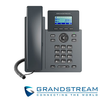 Imagen de TELEFONO IP GRADO CARRIER GRANDSTREAM GRP2601 / 2 CUENTAS SIP /  2 LINEAS / PANTALLA LCD  / CONFERENCIA DE 5 VIAS /2 PUERTOS 10/100MBPS / GESTION Y APROVISIONAMIENTO GDMS / ALIMENTACION 5VDC/0.6A