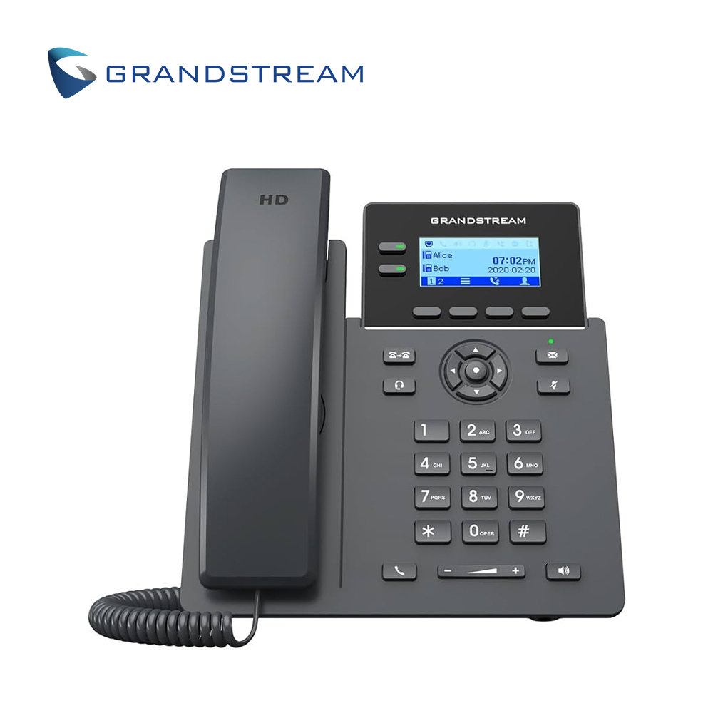 Imagen de TELEFONO IP GRADO CARRIER  GRANDSTREAM GRP2602G / 2 LINEAS SIP / 4 CUENTAS / PANTALLA LCD  / CONFERENCIA DE 5 VIAS / 2 PUERTOS GIGABIT / GESTION Y APROVISIONAMIENTO GDMS / ALIMENTACION POE AF