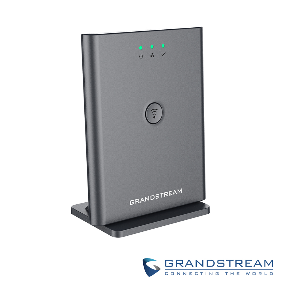 Imagen de ESTACION BASE DECT GRANDSTREAM DP752 / COMPATIBLE TELEFONOS DP720/DP722 / 10 CUENTAS SIP / PUSH TALK  / ALIMENTACION POE AF / 1 PUERTO 10/100MBPS / INCLUYE ADAPTADOR 5VDC