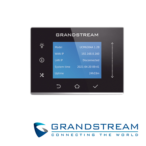 Imagen de CONMUTADOR IP GRANDSTREAM UCM6304A, SERIE AUDIO, 4 LINEAS (FXO), 4 FXS, 1000 EXTENSIONES SIP, 150 LLAMADAS SIMULTANEAS, RUTEADOR, 3 GIGAETH, MULTICONFERENCIA AUDIO, VOICEMAIL, IVR, CODECS AUDIO, GABINETE PARA ESCRITORIO, POE, USB, SD, POE Y LCD CON BOTONES PARA MANTENIMIENTO