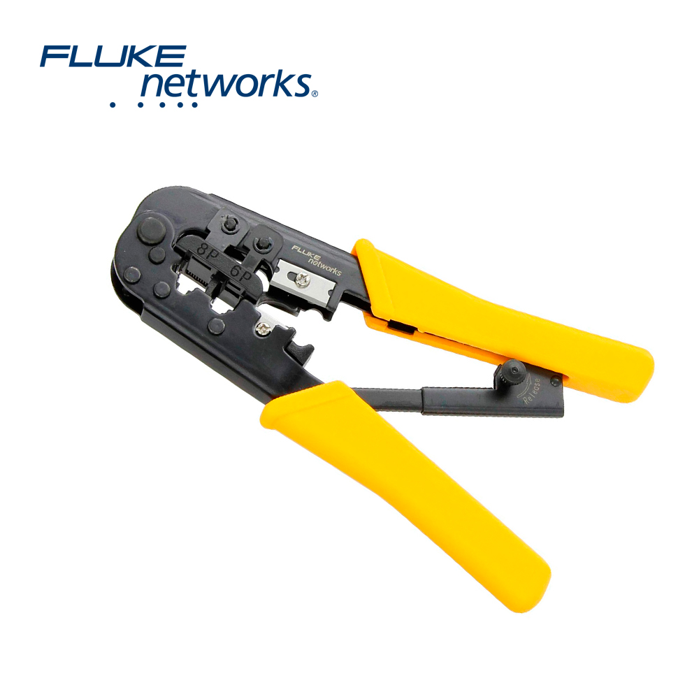 Imagen de PINZAS PARA TERMINACIÓN DE CONECTORES RJ-45 FLUKE NETWORKS 11212530 DE 4, 6 Y 8 POSICIONES