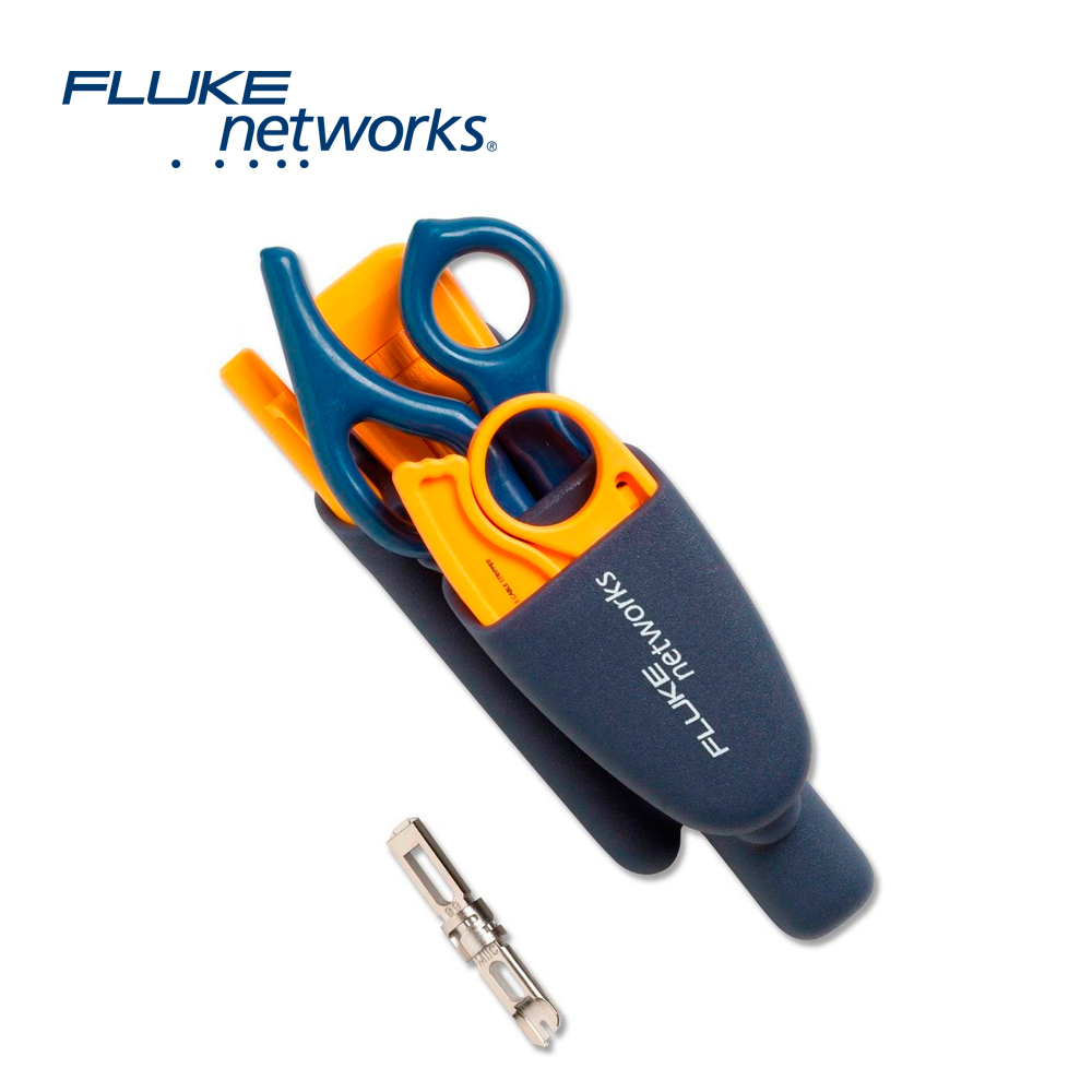 Imagen de KIT DE HERRAMIENTAS PRO-TOOL KIT IS40 FLUKE NETWORKS 11291000 IDEAL PARA INSTALACIONES PROFESIONALES DE REDES Y TELECOMUNICACIONES INCLUYE HERRAMIENTA DE IMPACTO D-SNIPS PELADOR DE CABLE CUCHILLA EVERSHARP 66/100