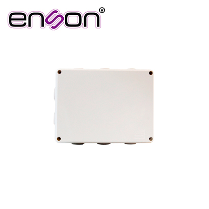 Imagen de CAJA DE PLASTICO ENSON ENS-PCB1419 140X190X70 MM CON SELLO DE GOMA GRADO DE PROTECCIÓN IP55 MULTIPLES CONEXIONES A TUBERIA DE 1 PULGADA