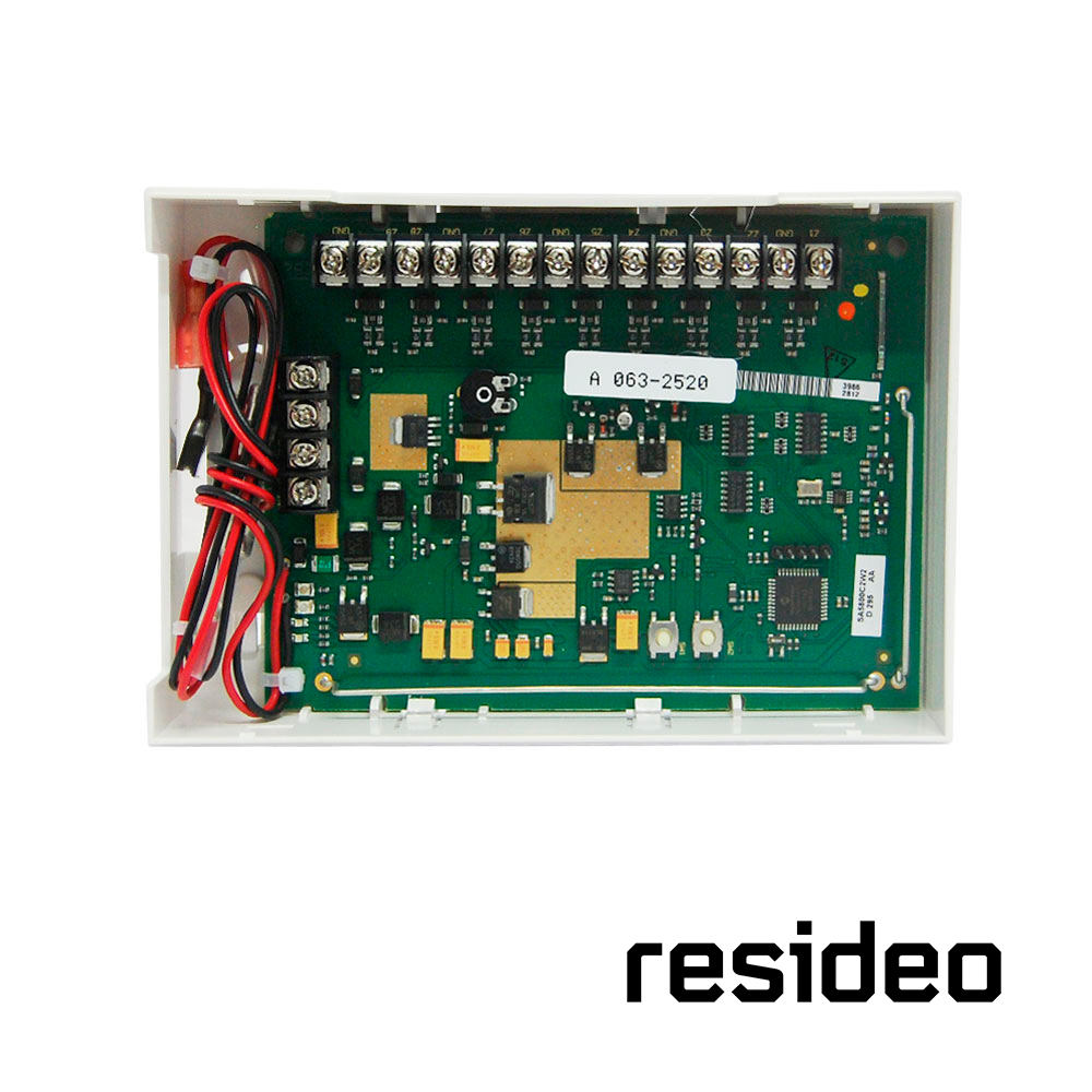 Imagen de CONVERTIDOR DE ZONAS ALAMBRICAS A INALAMBRICAS RESIDEO 5800C2W SOPORTA 9 ZONAS CABLEADAS CON R.F.L. / NO APTO PARA SENSORES DE FUEGO O CALOR / INTERRUPTOR DE SABOTAJE DE CAJA/ COMPATIBLE CON PANELES DE LA SERIE VISTA.
