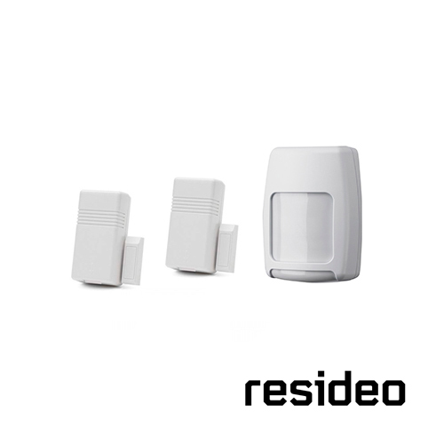 Imagen de KIT DE SENSORES INALÁMBRICOS 2MRF1PRF 2 MAGNETOS 5816, DE PLASTICO, COLOR BLANCO/ 2 IMANES 5899/ 1 SENSOR DE MOVIMIENTO 5800PIR CON DETECCIÓN BAJA, SENSIBILIDAD PROGRAMABLE