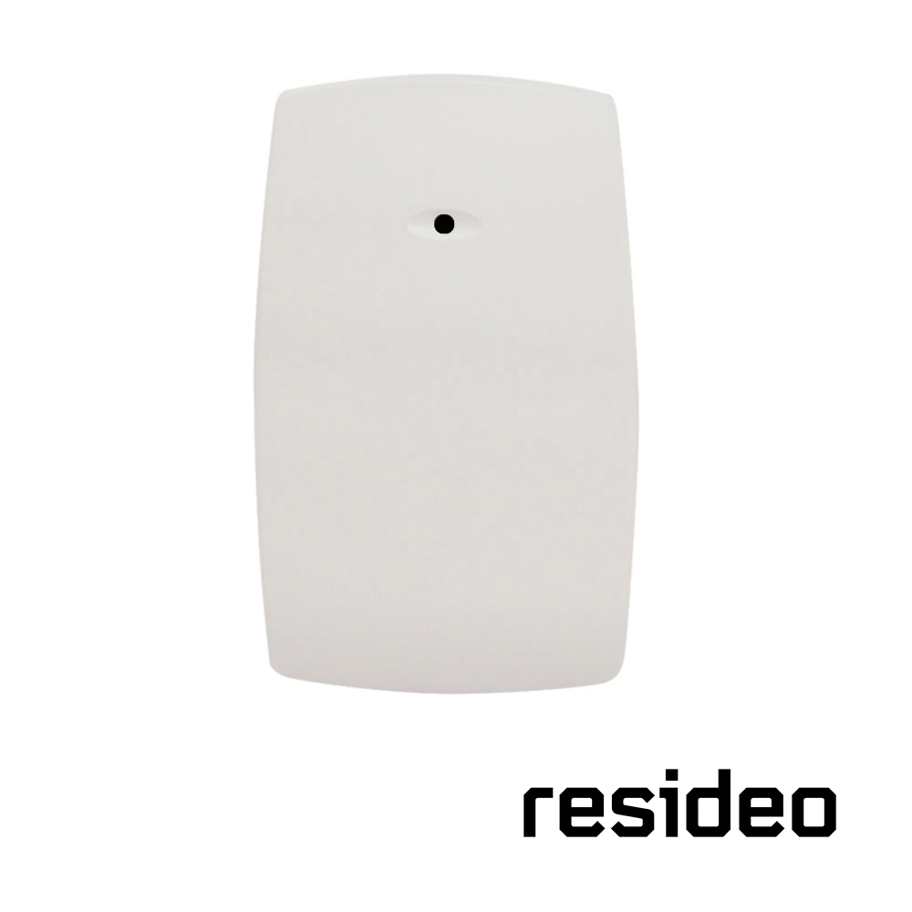 Imagen de SENSOR DE ROTURA DE CRISTAL RESIDEO 5853 INALAMBRICO/ SENSIBILIDAD SELECCIONABLE/ DISEÑO ELEGANTE/ BATERIAS FACILMENTE REEMPLAZABLES/ COLOR BLANCO/ MONTAJE EN PARED O TECHO/ RANGO DE DETECCIÓN DE HASTA 7.62MTS / INCLUYE BATERIA