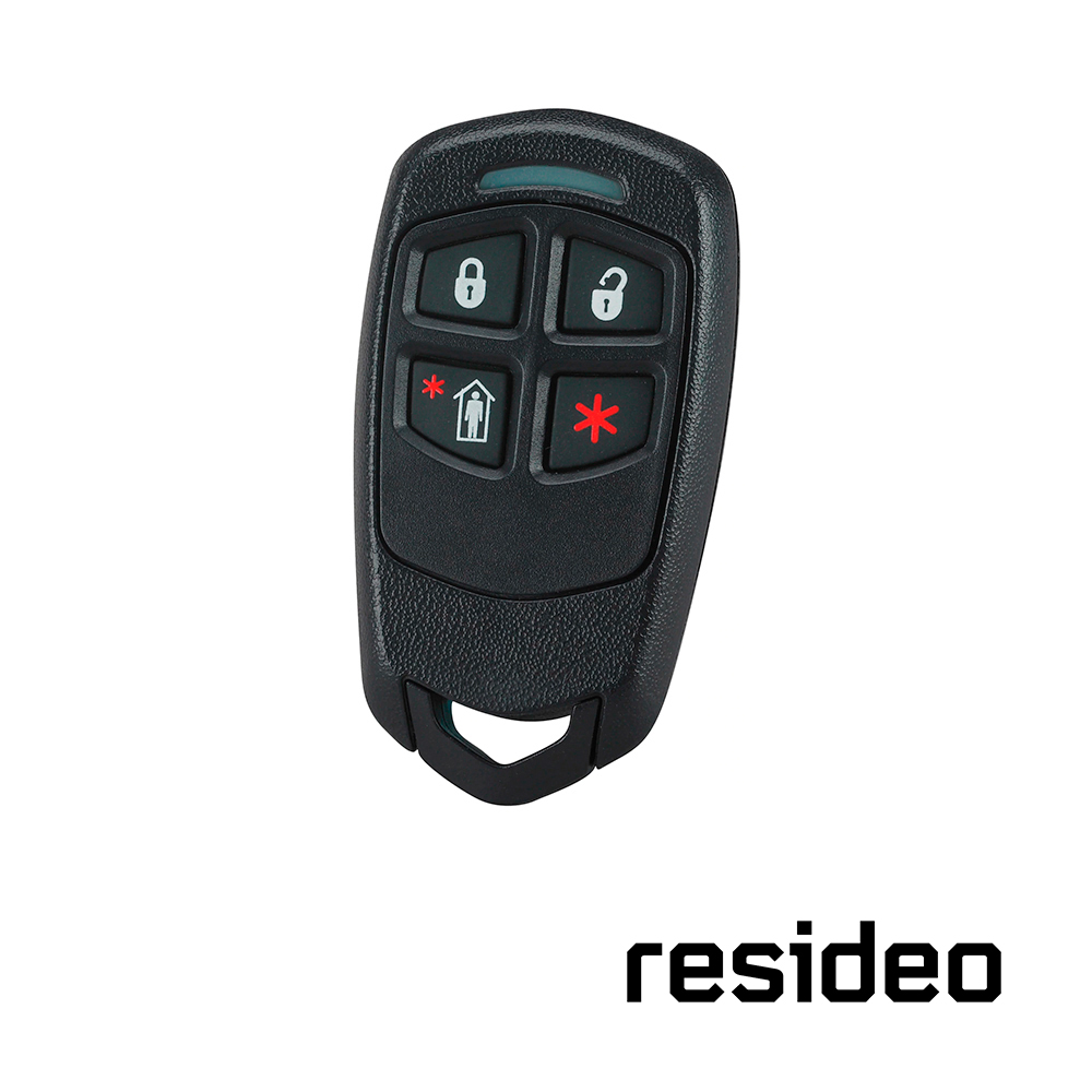 Imagen de LLAVERO DE RESIDEO 5834-4 4 BOTONES/ COMPATIBLE CON PANELES DE LA SERIE VISTA O SERIE LYNX/ MODO DE ALTA SEGURIDAD/ OFRECE FÁCIL CONTROL DE TU SISTEMA DE SEGURIDAD / BATERÍA INCLUIDA